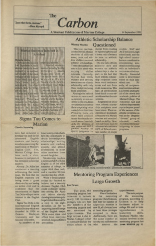The Carbon (Spetember 14, 1992) Thumbnail