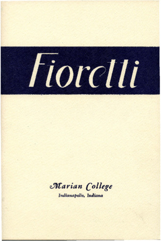 The Fioretti (1955) Miniature