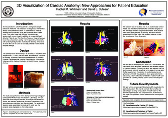 3D Visualization of Cardiac Anatomy: New Approaches for Patient Education 缩略图
