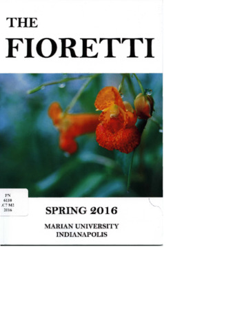 The Fioretti (Spring 2016) Miniature